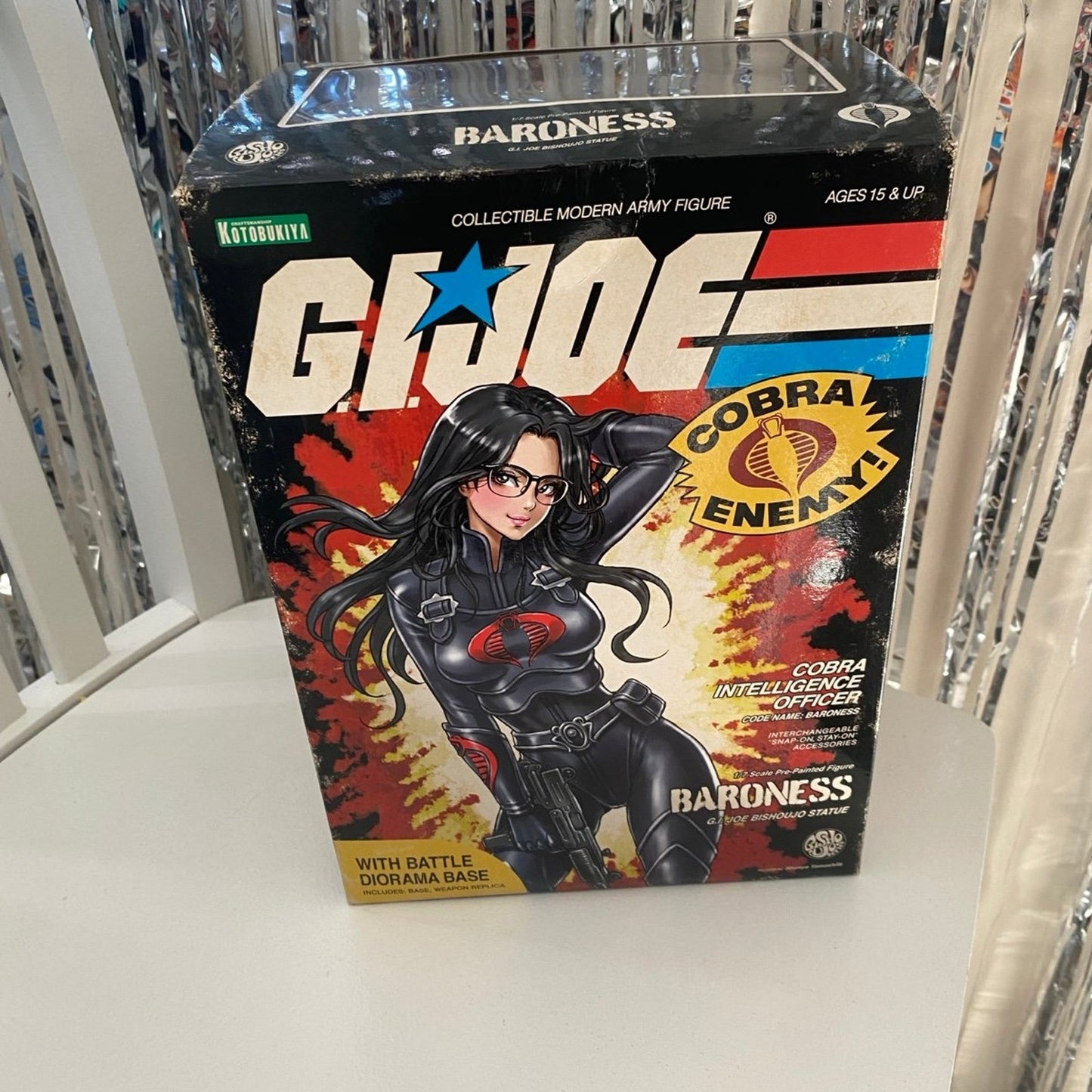 GI Joe Bishoujo Baroness Black Red