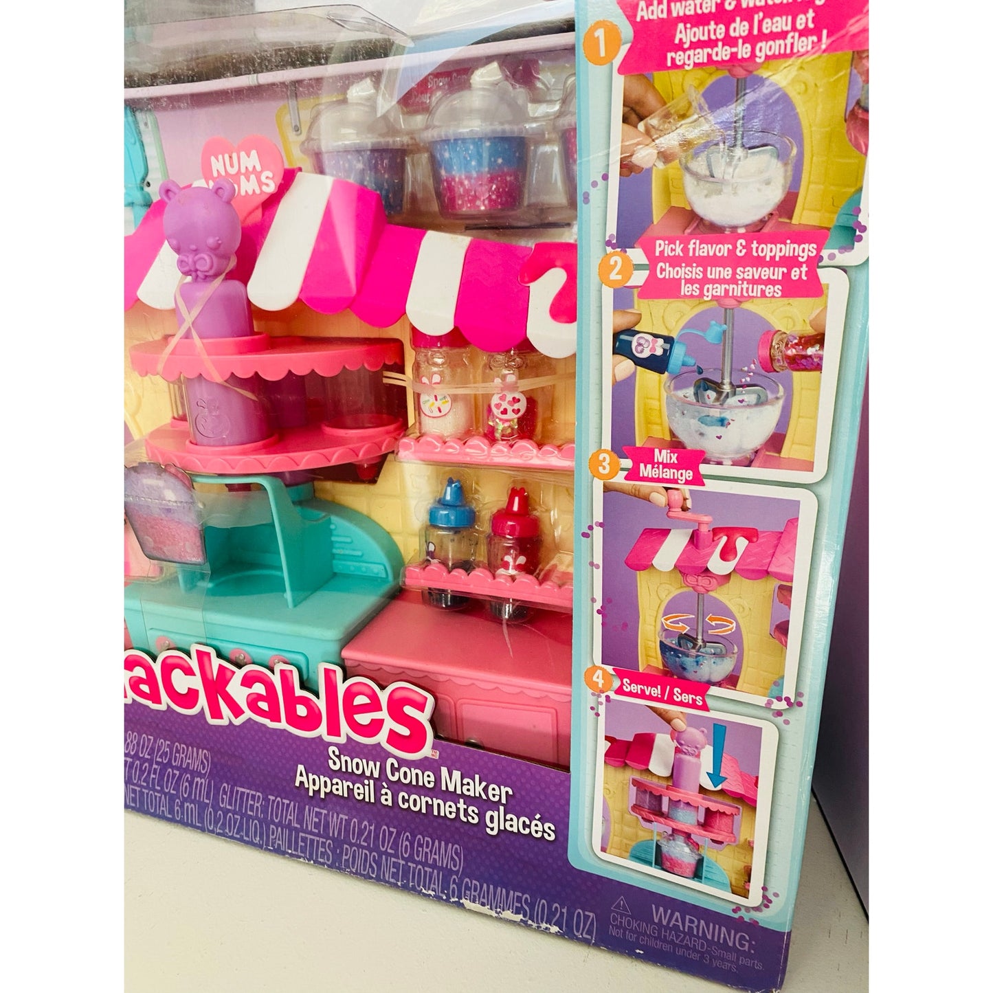 Juego de lujo de cono de nieve para picar de Num Noms