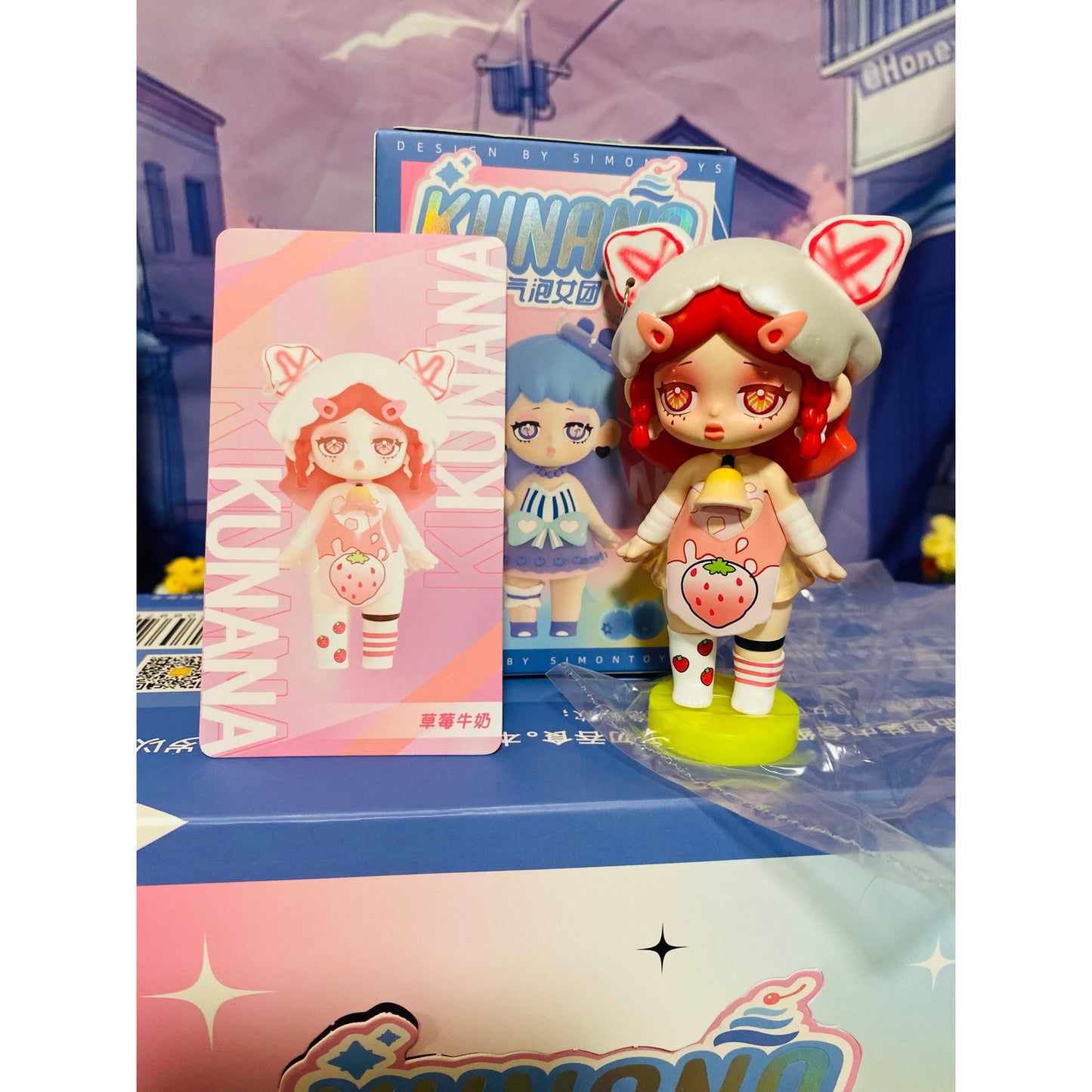 Simon Toys Kunana Bubble Girls Series Blind Box “Strawberry”