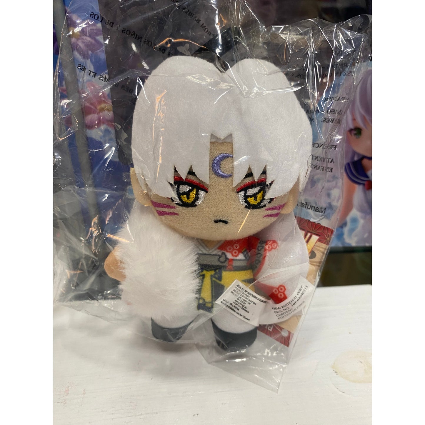 Inuyasha Sesshomaru Plush Bag Clip