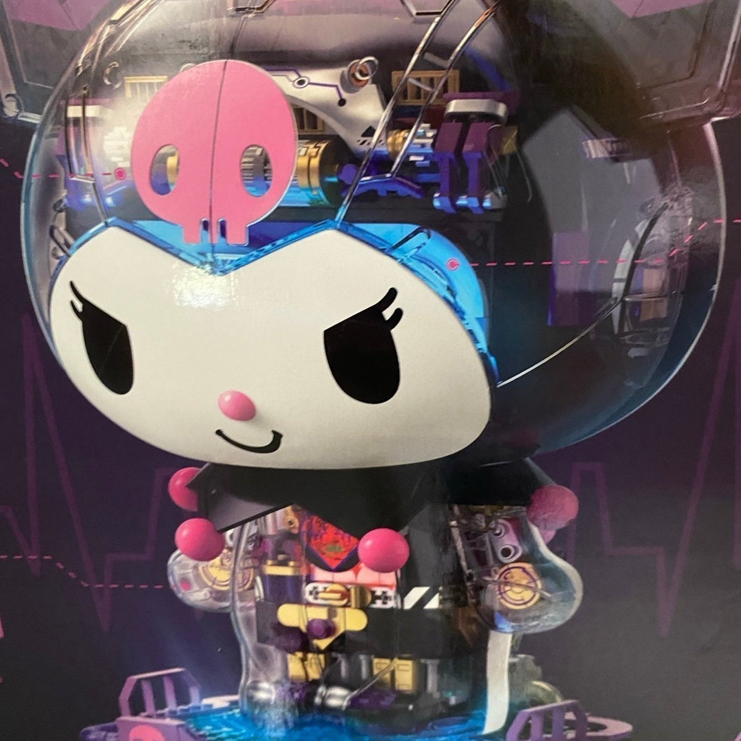 Top Toy x Kuromi Mechanical Building Block Statue