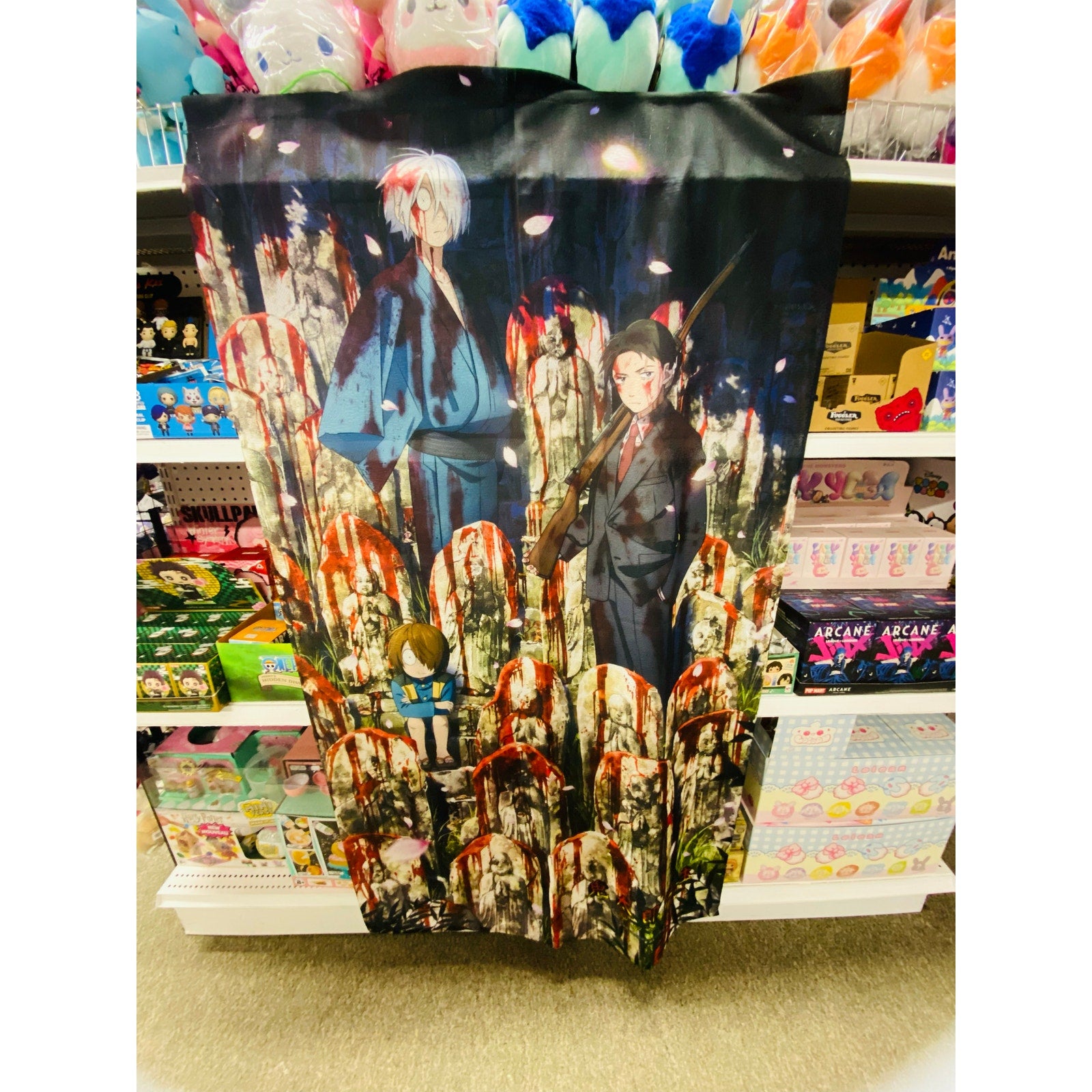 Movie The Birth of Kitaro Mystery of Gegege Wall Scroll Split Curtain