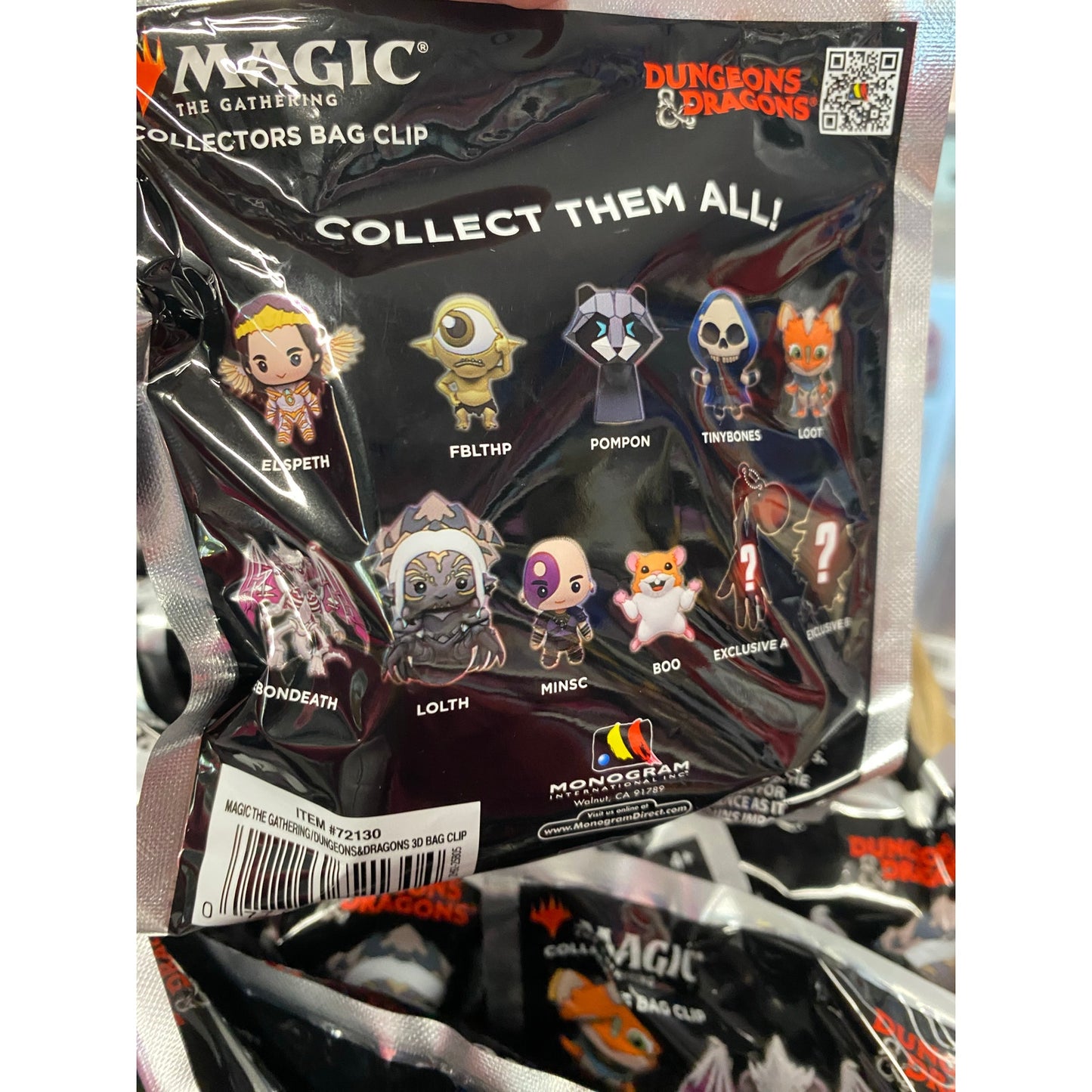 Magick The Gathering x Dungeons & Dragons Figural Bag Clips