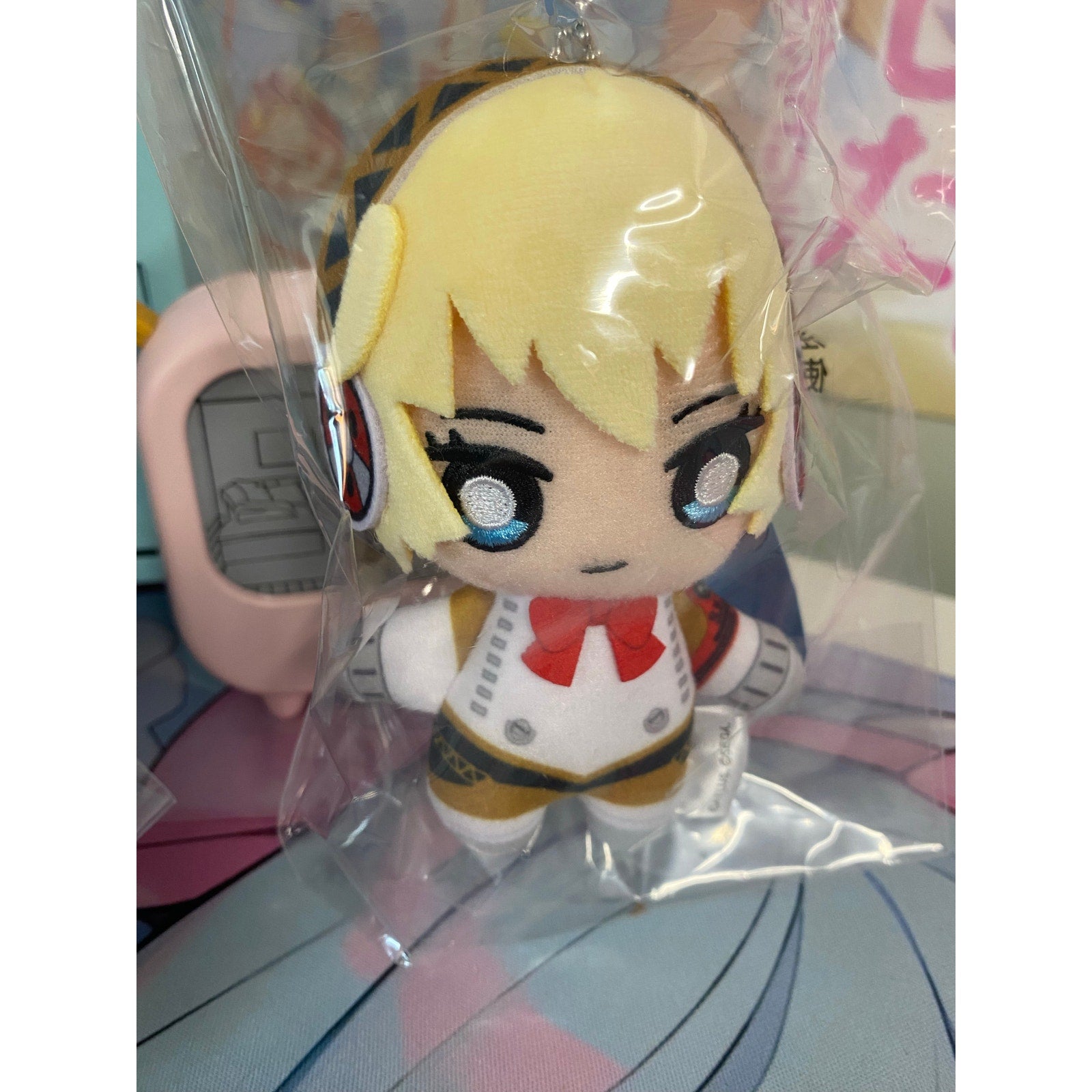 P3R Persona Plush Keychain Nui Mascot Aigis