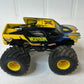 Yellow & Blue Monster Truck Toy Vehicle – X Graphic Off-Road Truck