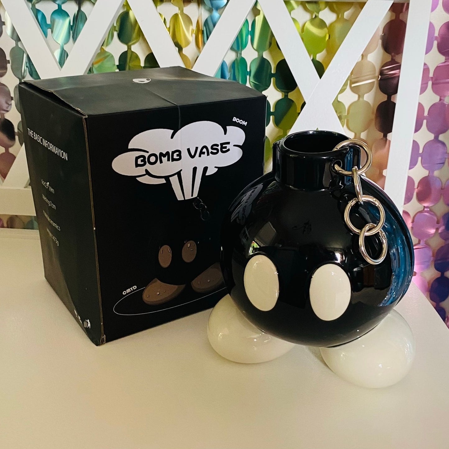 Large Bomb Vase