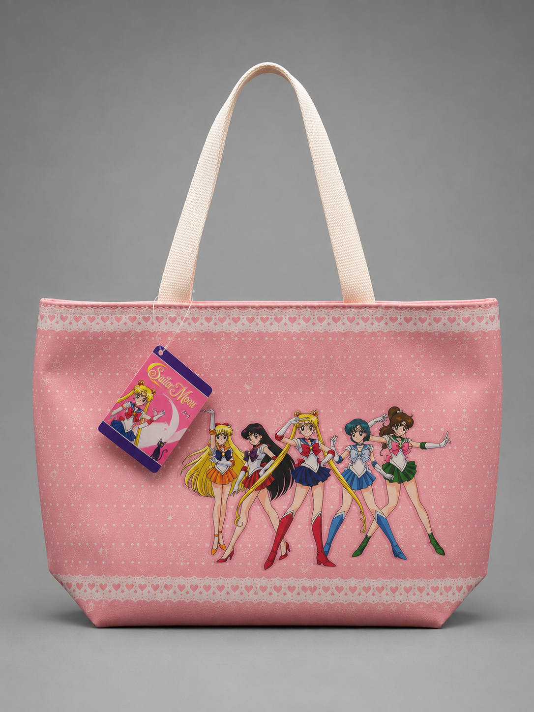 Sailor Moon Pink Insulated Lunch Tote Bag Sailor Guardians Great Eastern Entertainment