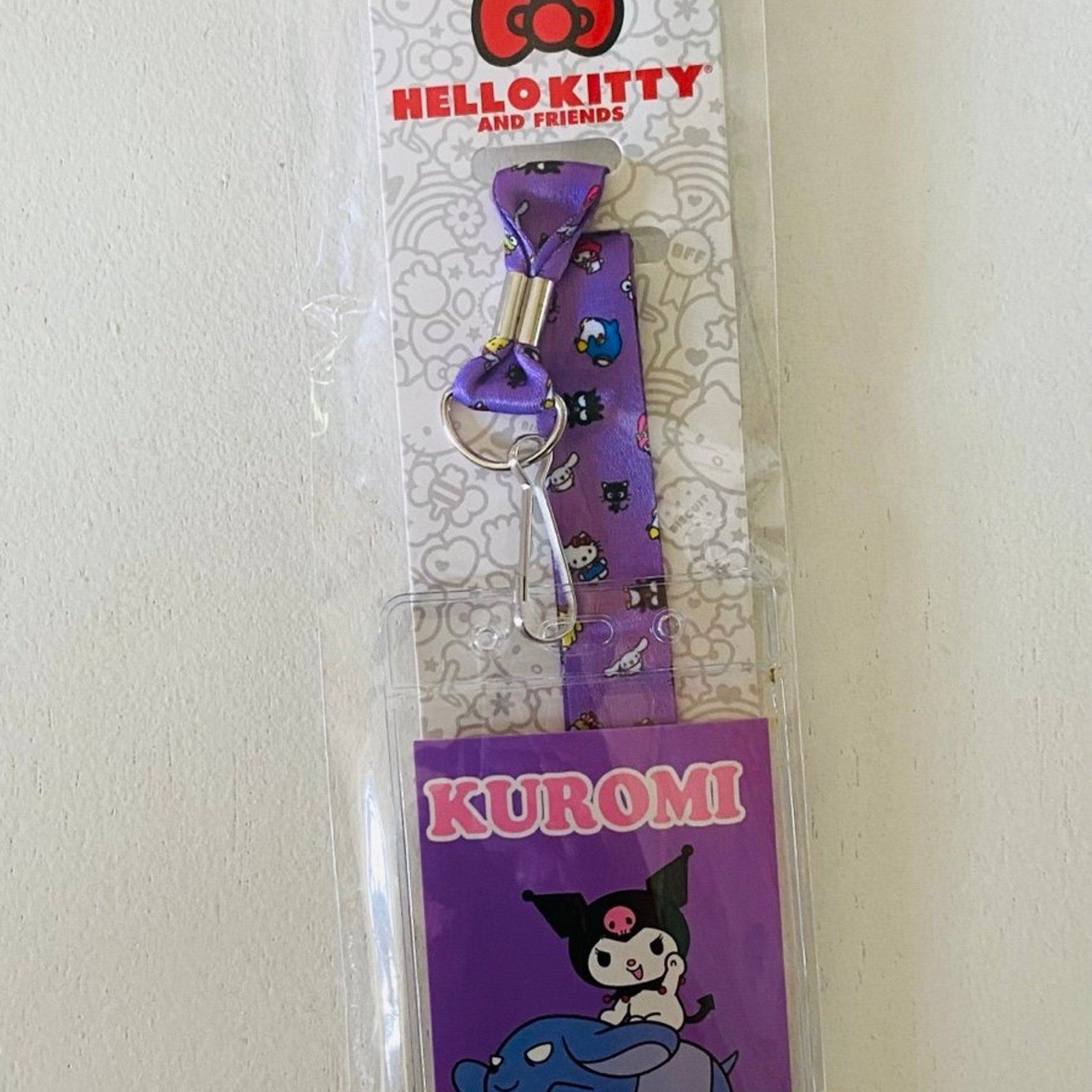 Kuromi Lanyard & Badge Holder