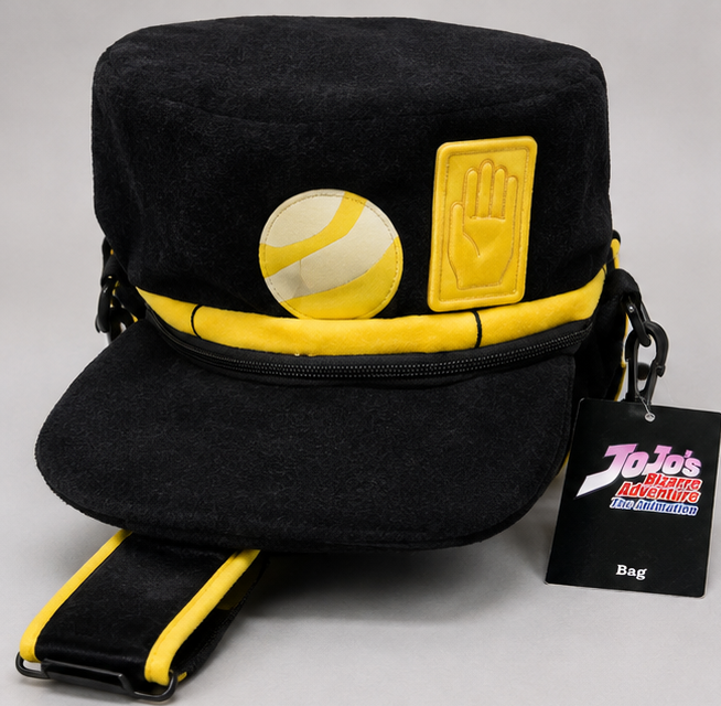 JoJo’s Bizarre Adventure The Animation Black & Yellow Hat Crossbody Bag GEE 2016