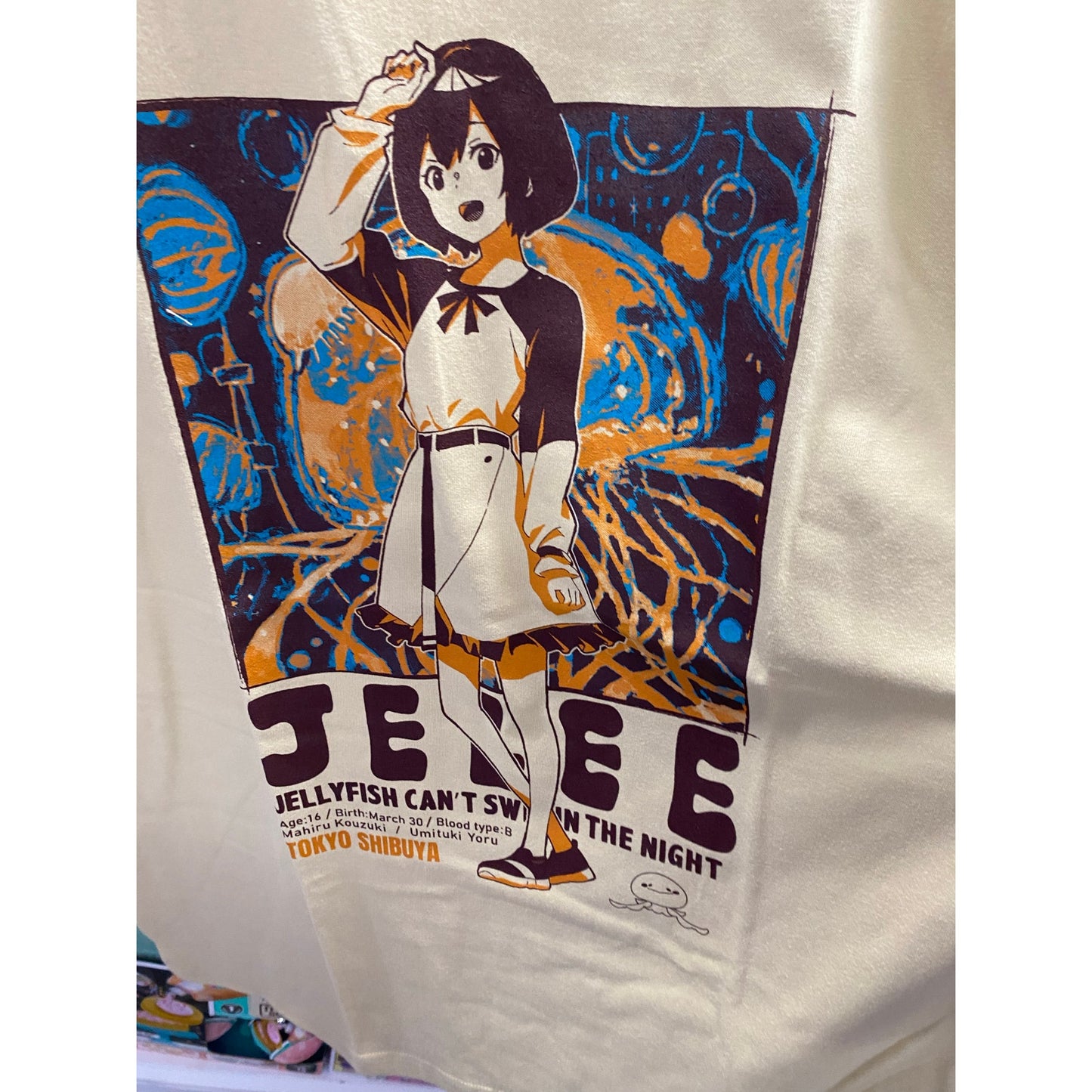 Jellyfish Cant Swim in The Night Mahiru Kouzuki T-Shirt