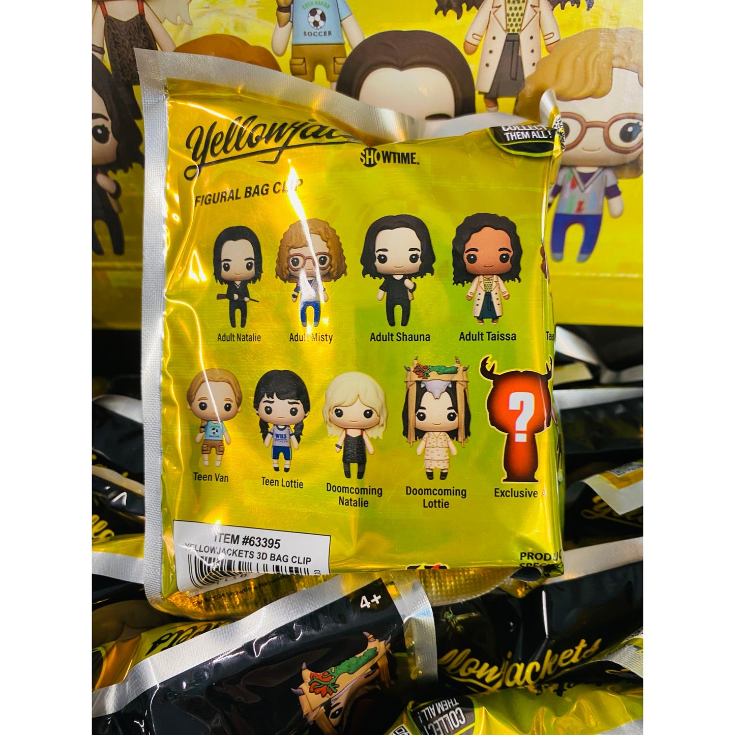 Yellowjackets Blind Bag 3D Foam Bag Clip