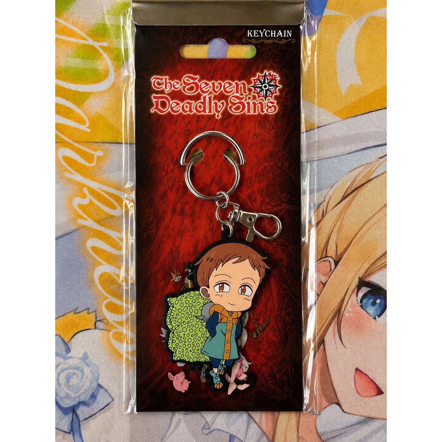 The Seven Deadly Sins King Rubber Keychain