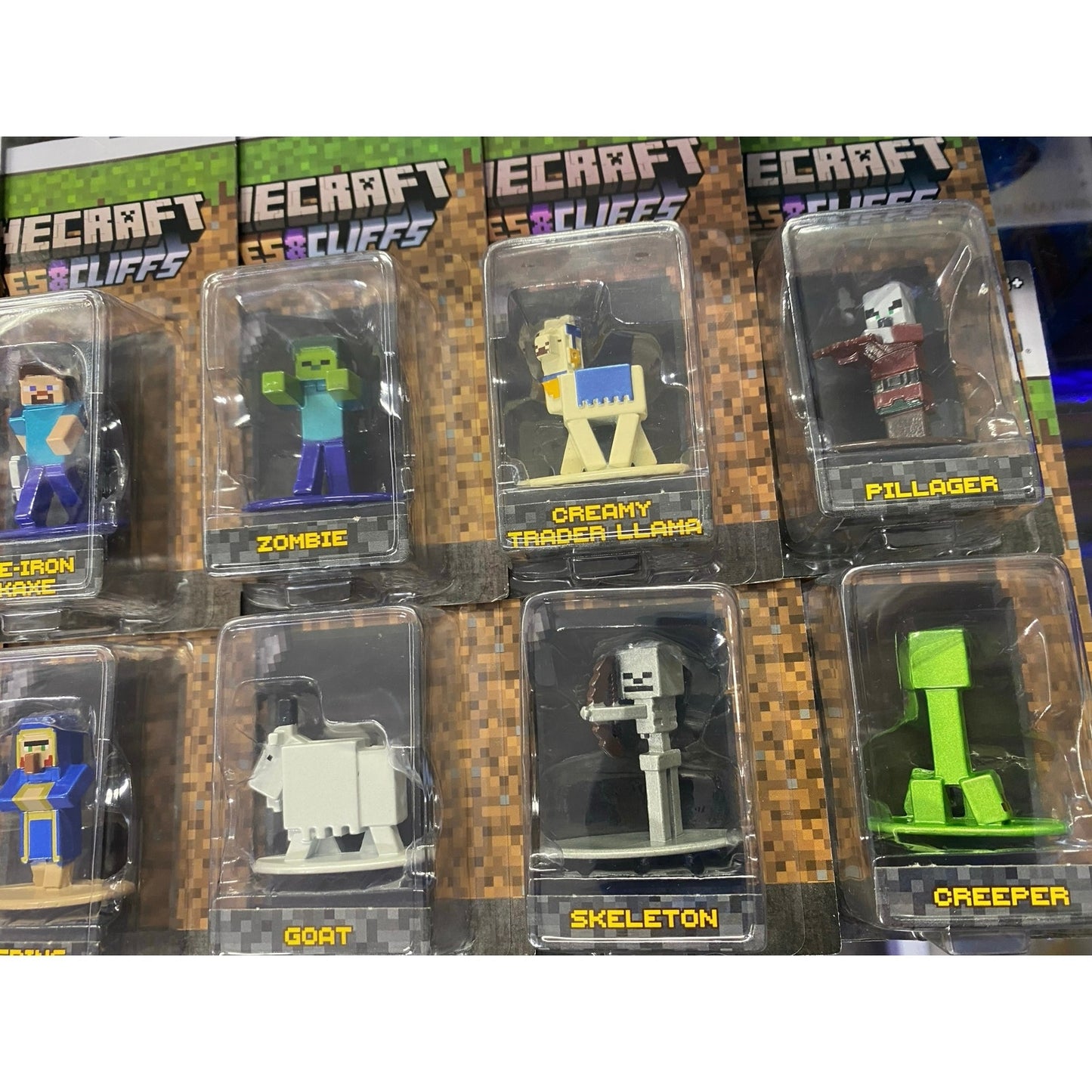 Minecraft Nano MetalFigs Die-Cast Metal Mini Figures