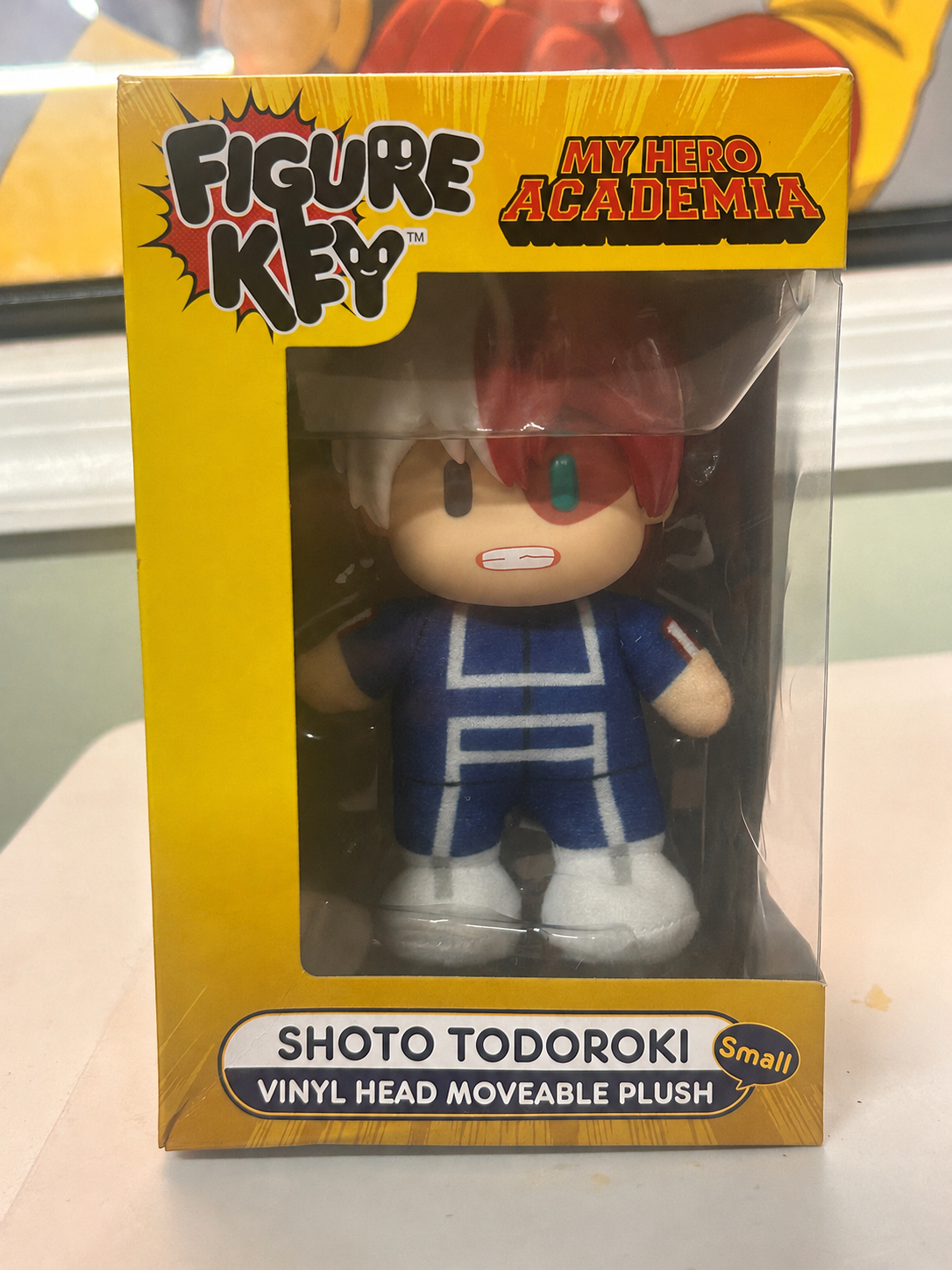 Figure Key My Hero Academia Shoto Todoroki Small Vinyl Head Moveable Plush