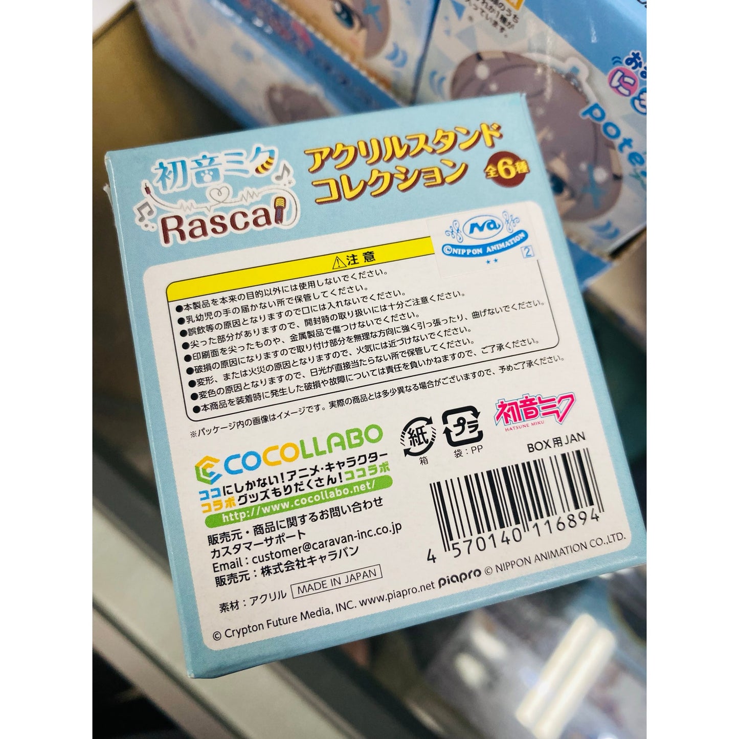 Hatsune Miku x Rascal 2024 Acrylic Stand Collection