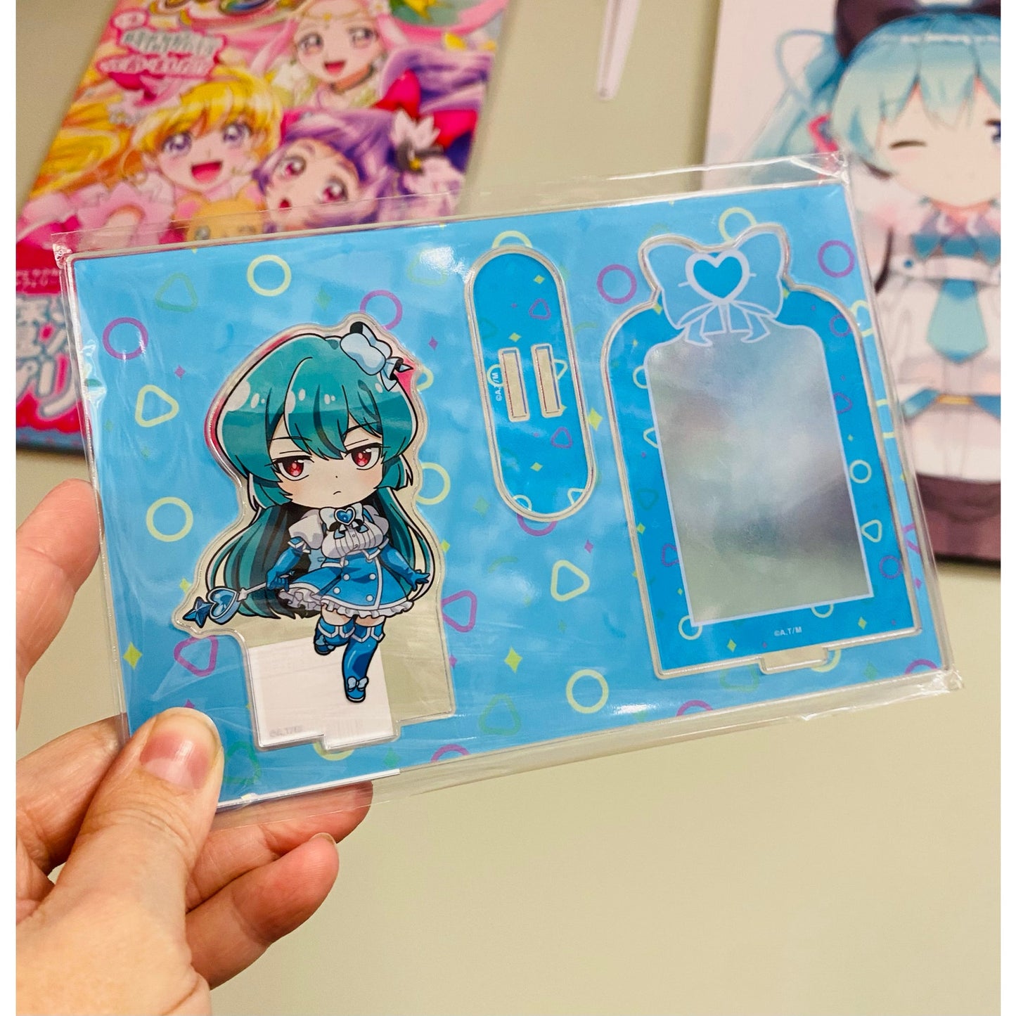Anime Gushing Over Magical Girls Magia Azul Chibi Chara Acrylic Stand