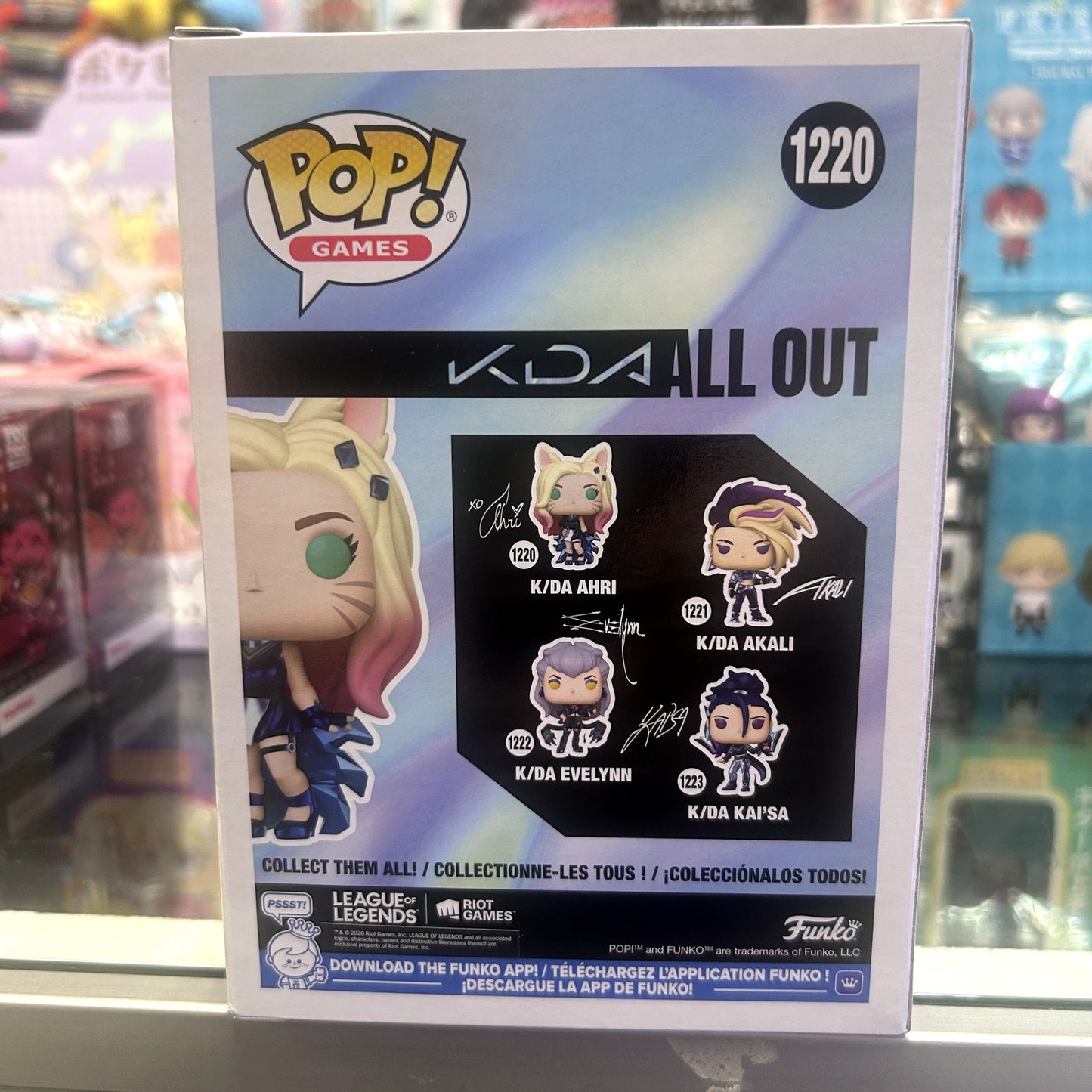 League of Legends K/DA Ahri Funko Pop! Vinyl Figure #1220
