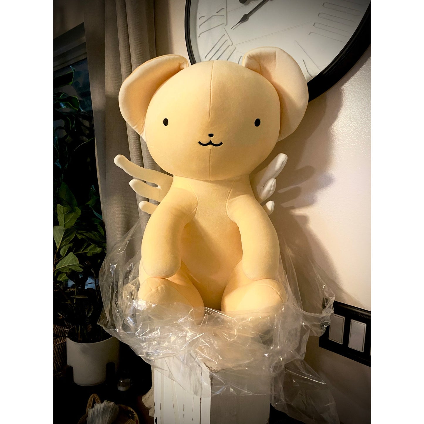 Cardcaptor Sakura: Peluche gigante transparente con forma de tarjeta Kero-Chan