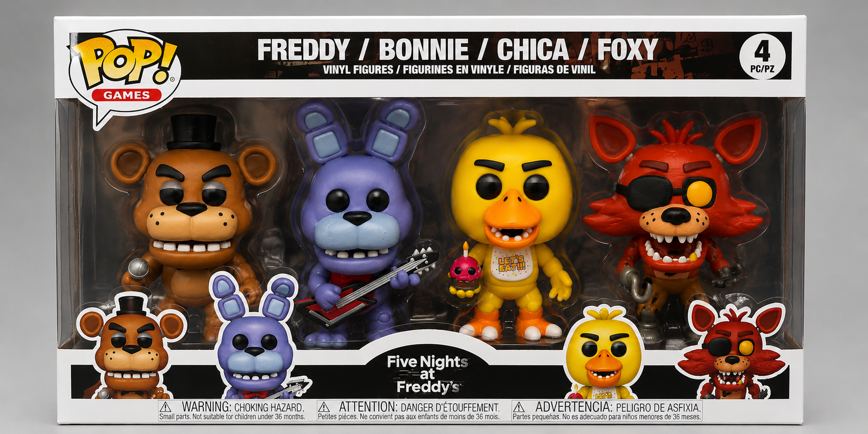 Five Nights at Freddy's Funko Pop! Vinyl Figure Bundle Box 4-Pack