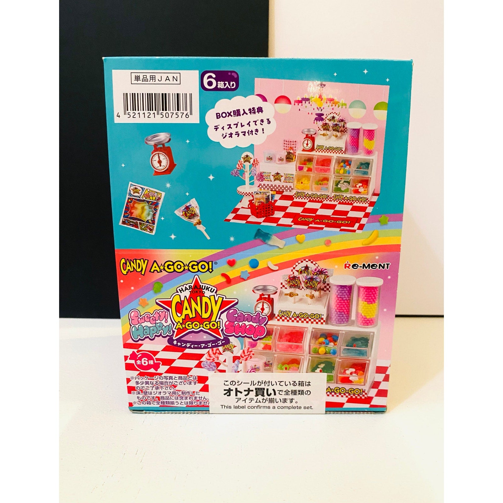 Cajas sorpresa de tienda de dulces Re-Ment CANDY A GO GO! ¡Dulces! ¡Felices!