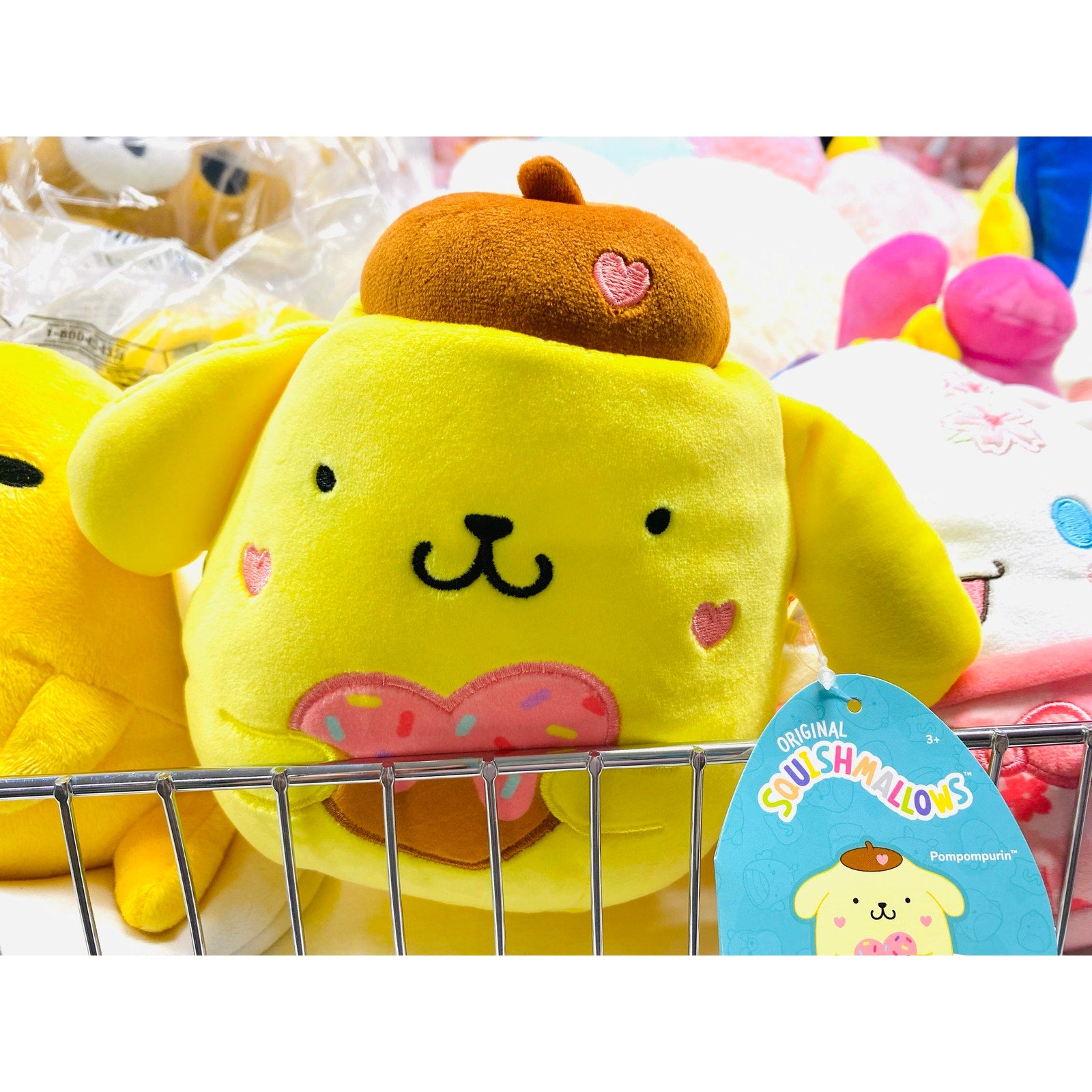 Squishmallow Pompompurin Heart Cookie
