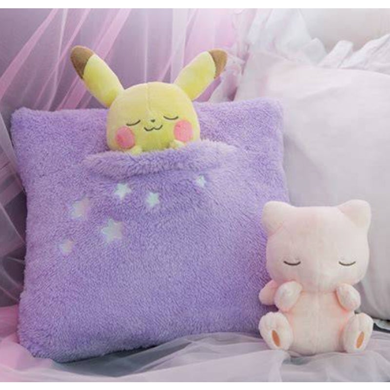 Pokémon Ichiban Kuji 2019 Holiday Night Last One Prize Pikachu & Mew Cushion Set