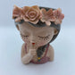 Mini Flower Girl Bust Planter