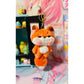 Kawaii Chibi Red Fox Plush Keychain Bag Clip