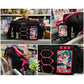 Racing Miku Black & Pink Anime Duffel Bag