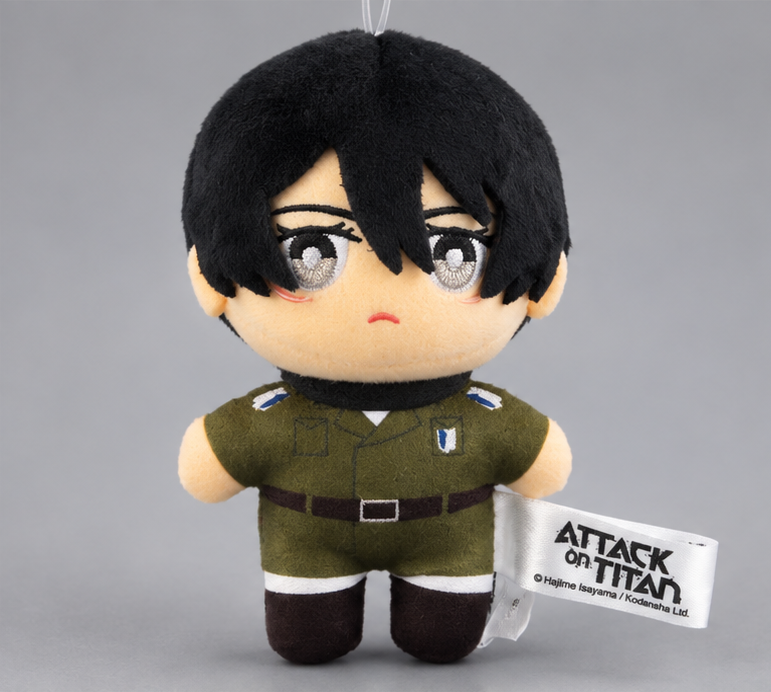 Attack on Titan Plush Keychain Mikasa Ackerman