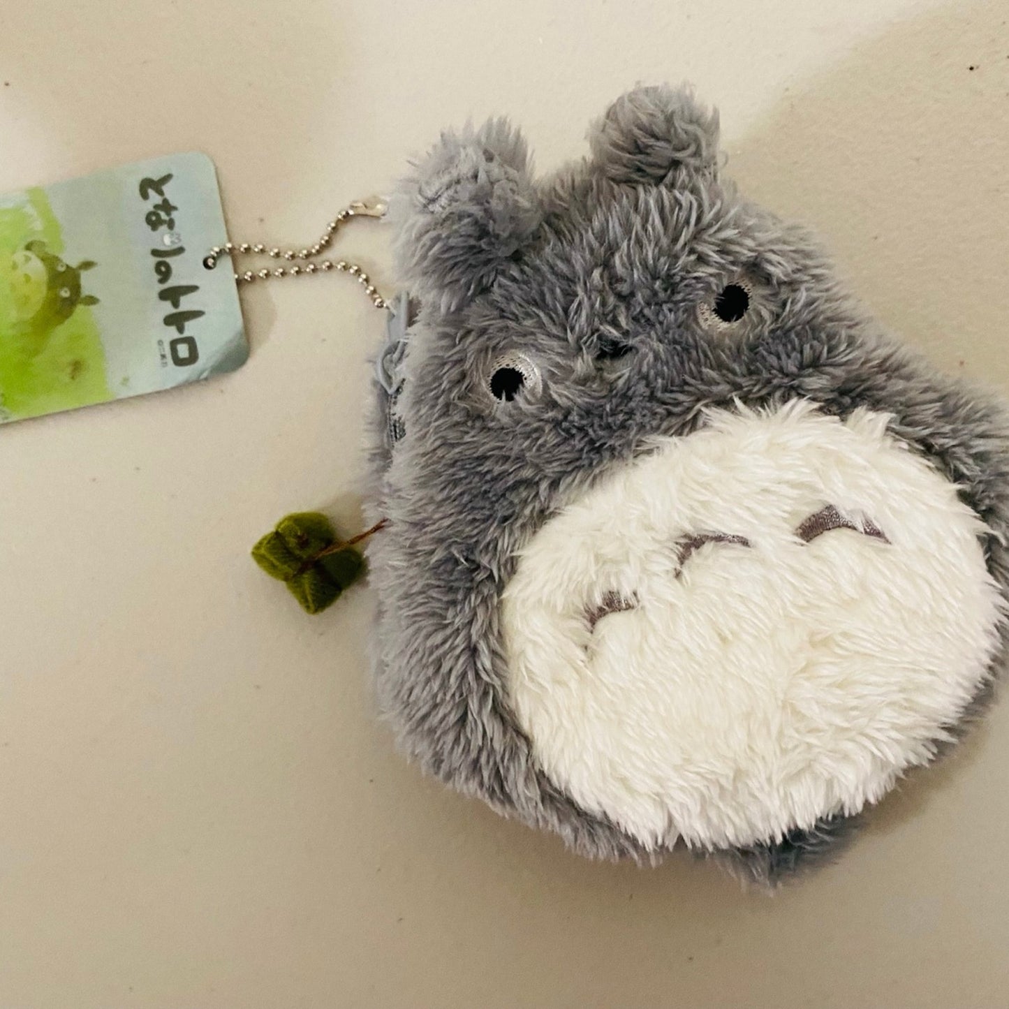 Plush Totoro Zippered Coin Purse