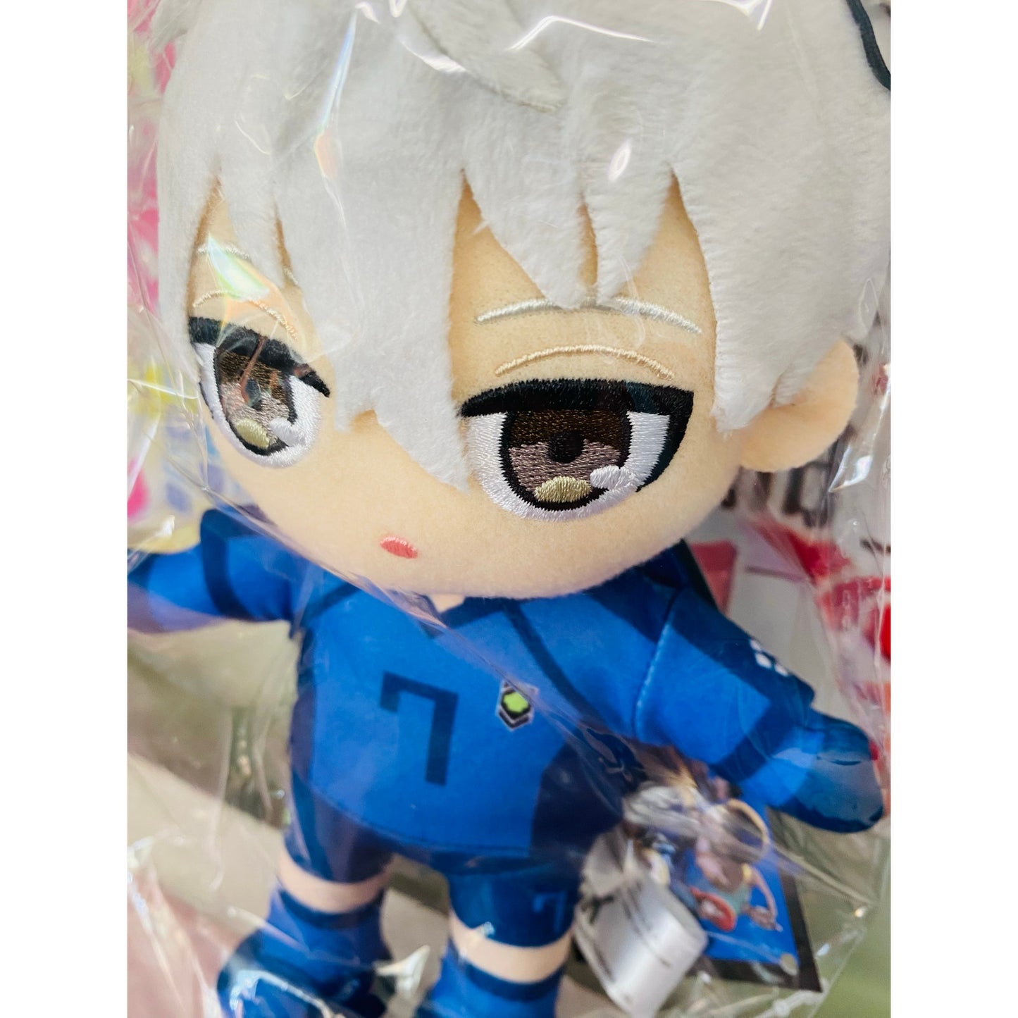 Blue Lock Manga Nagi Seishiro No.7 Jersey Plush