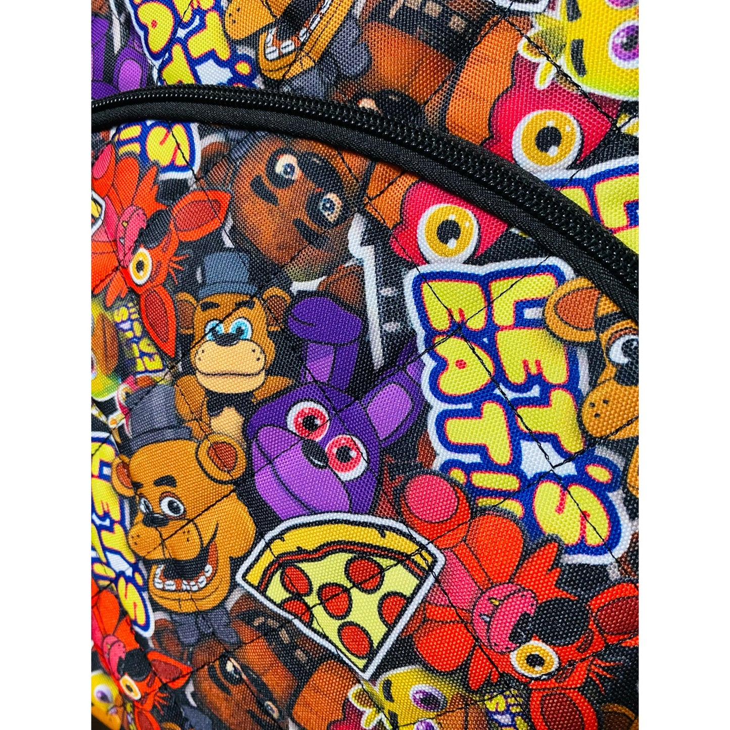 Five Nights At Freddy’s Quilted Print Backpack
