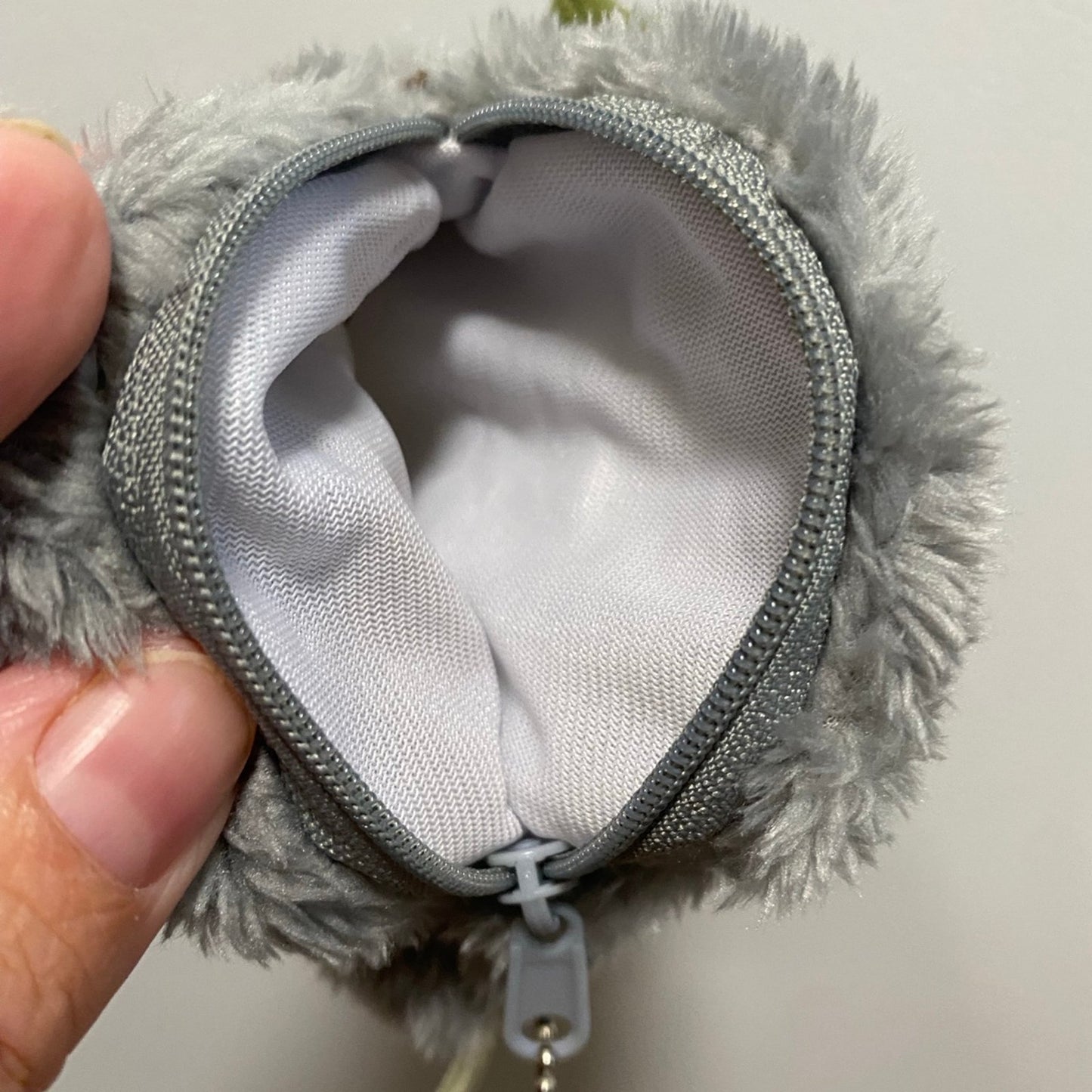 Plush Totoro Zippered Coin Purse