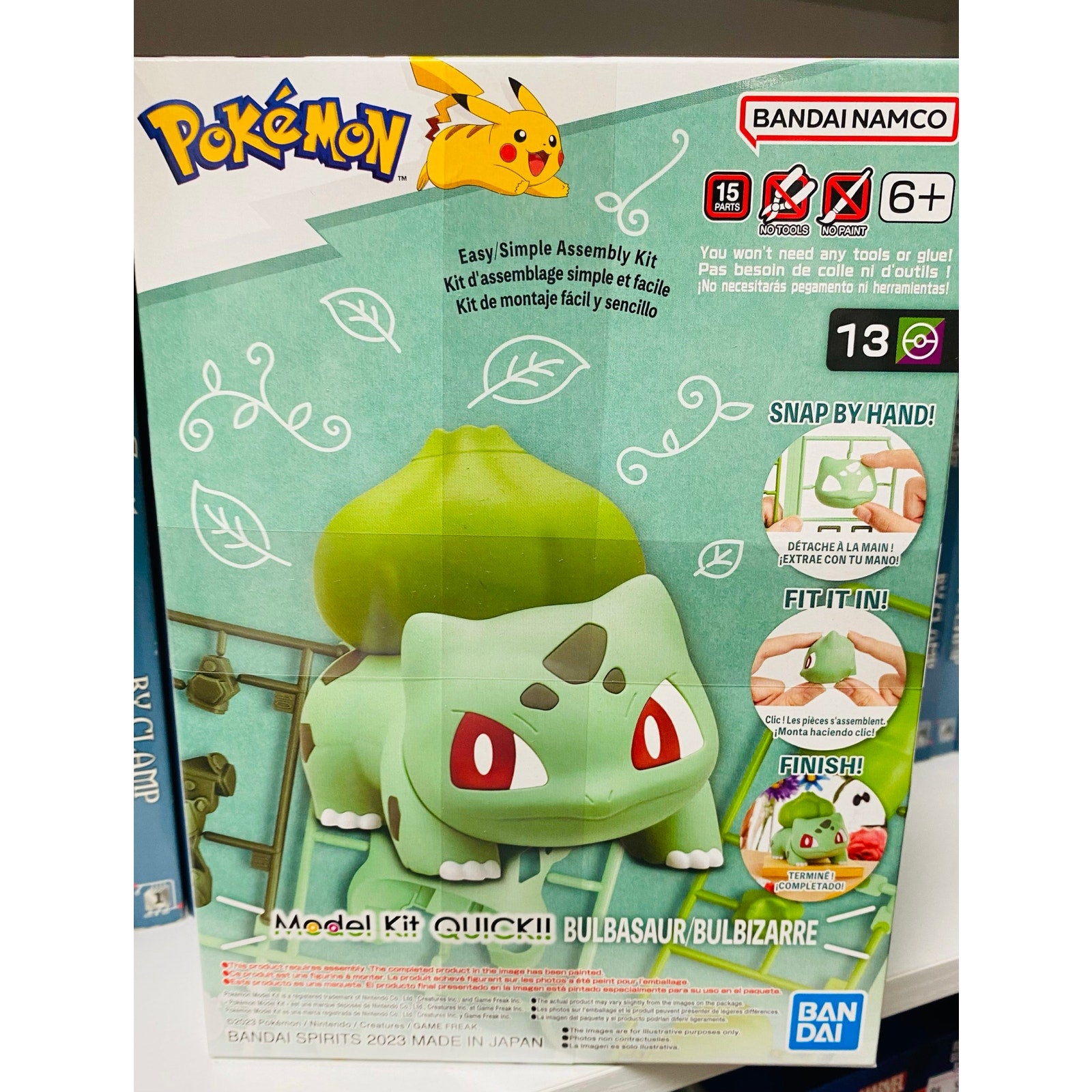 Pokemon Bulbasaur Quick Model Kit