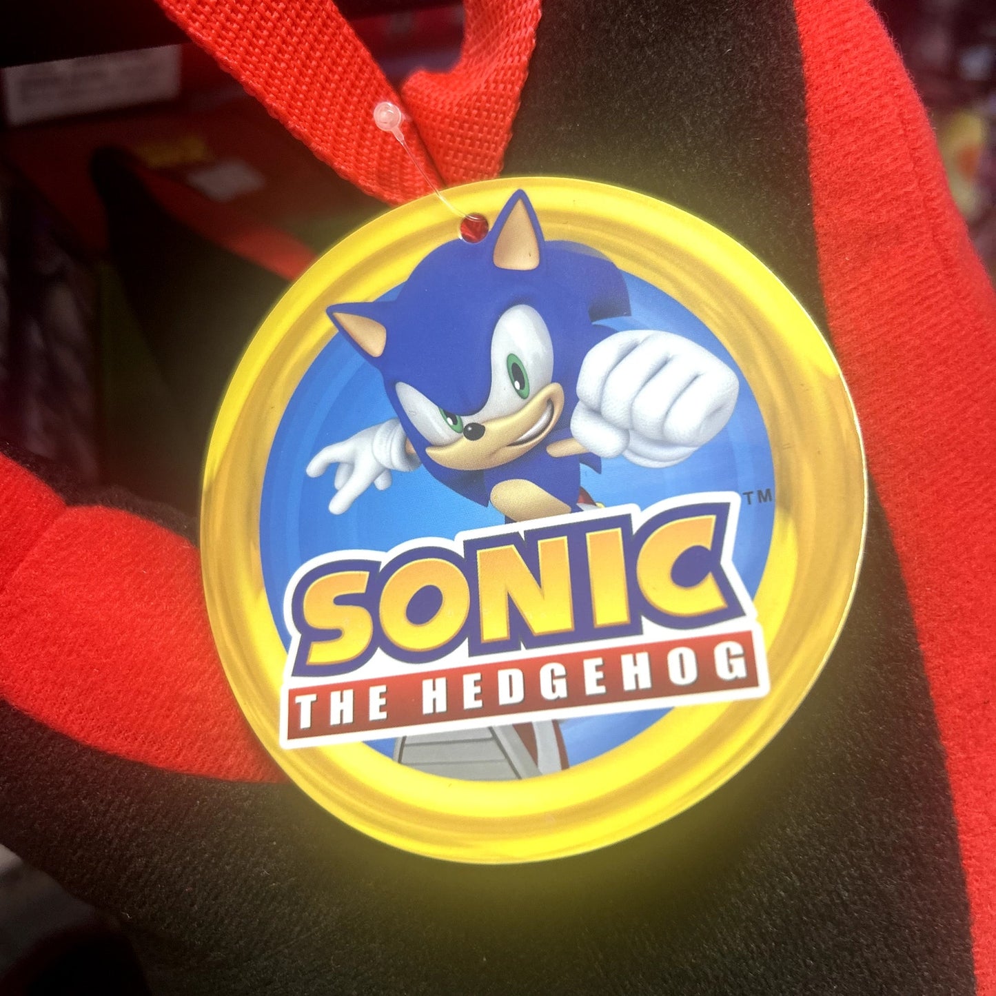 Sonic The Hedgehog Plush Backpack