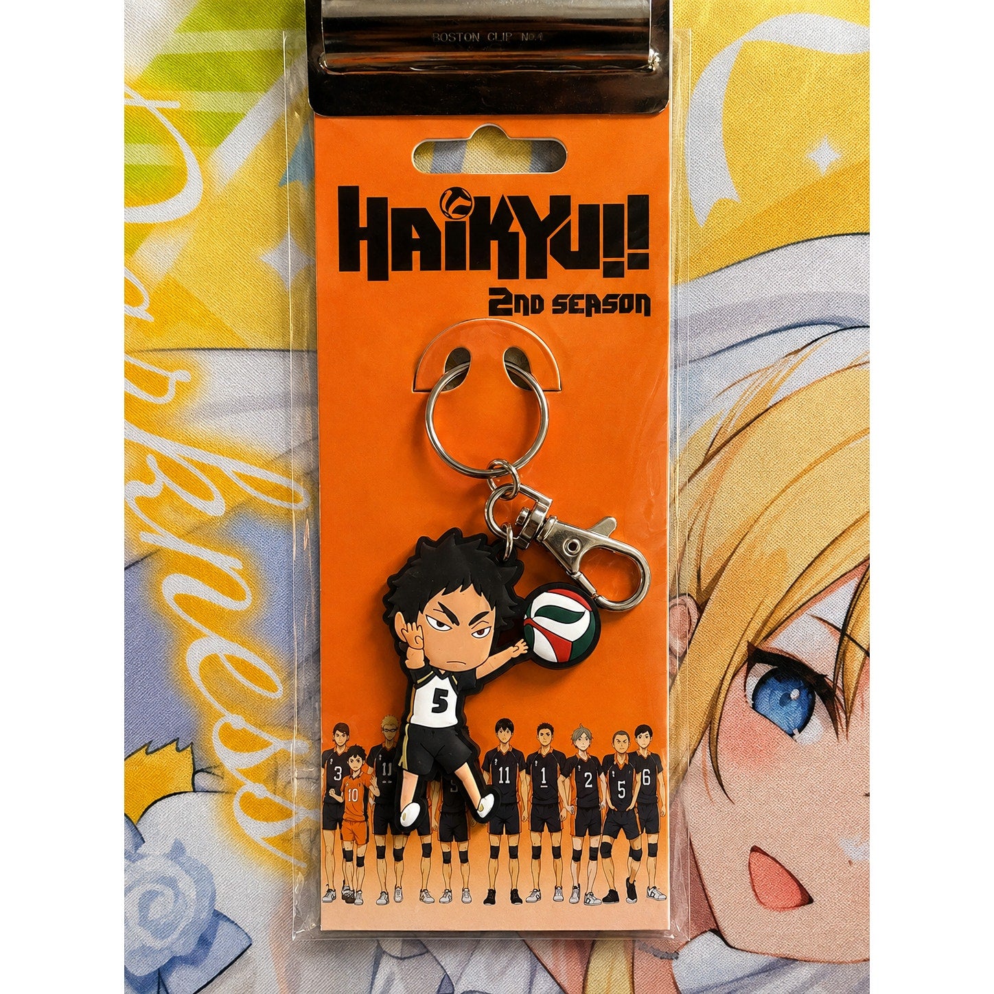 Haikyu!! 2nd Season Chibi Volleyball Player Rubber Keychain