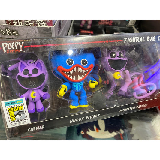 Poppy Playtime 3D Foam Bag Clip Set San Diego Comic Con 2024 Exclusive