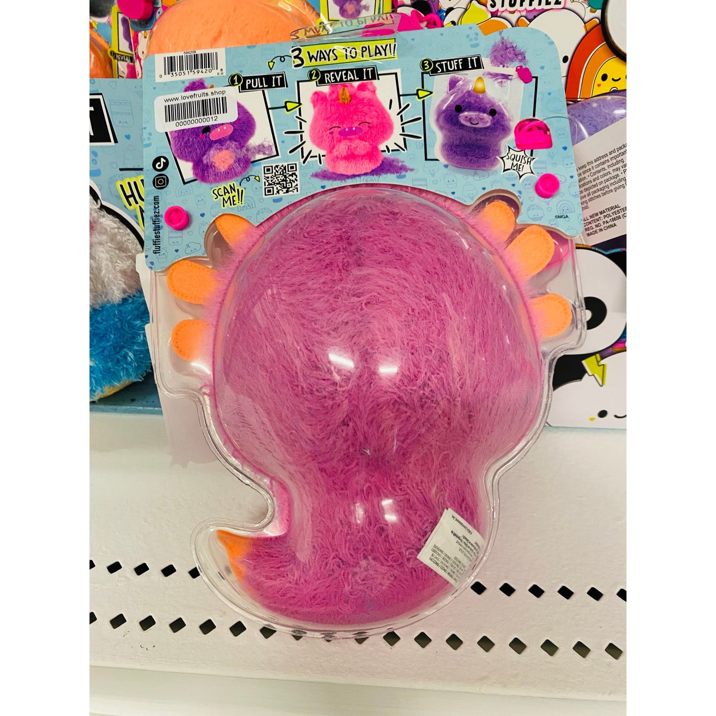MGA Fluffie Stuffiez Axolotl