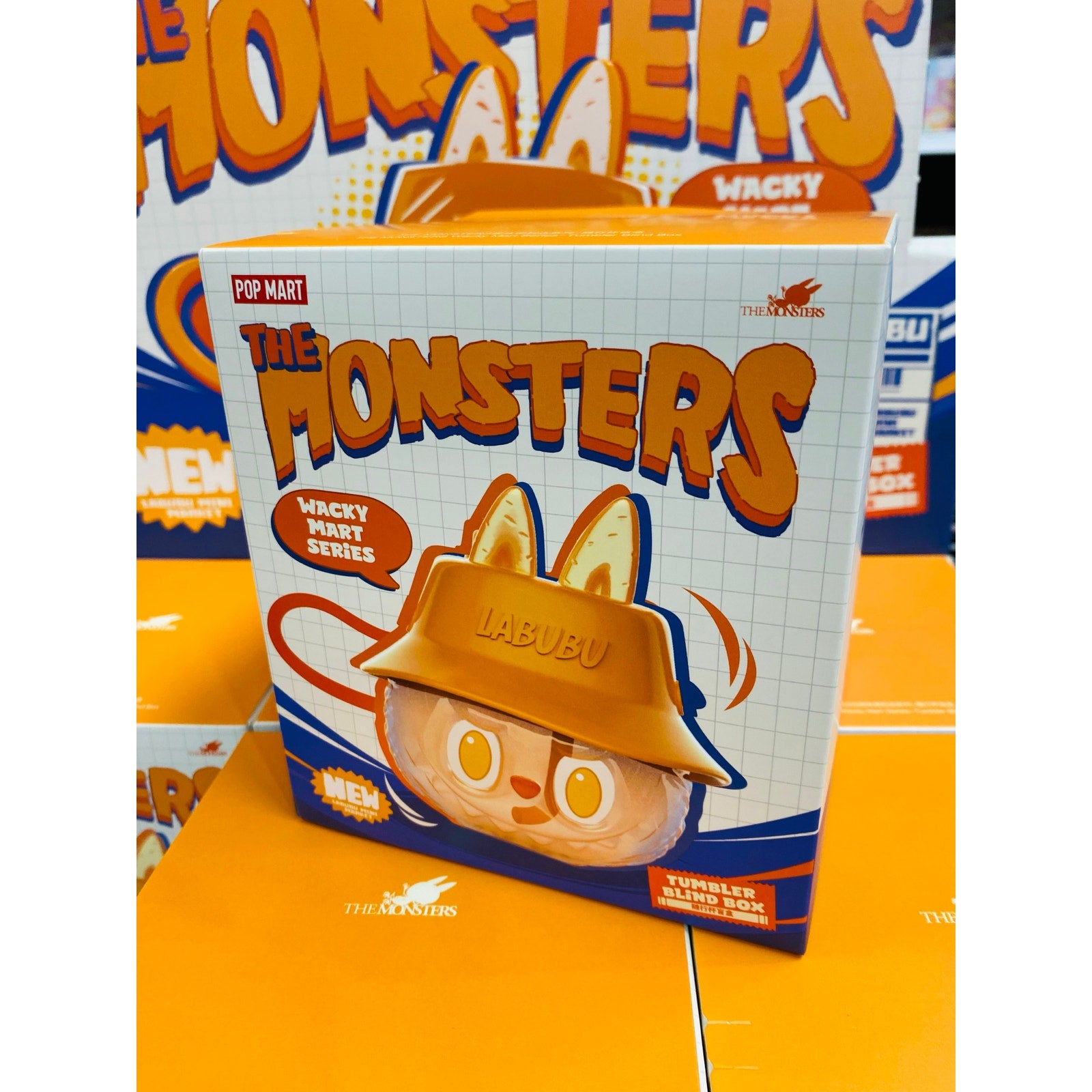 POP MART The Monsters Labubu Wacky Mart Series Blind Box Tumbler Cups