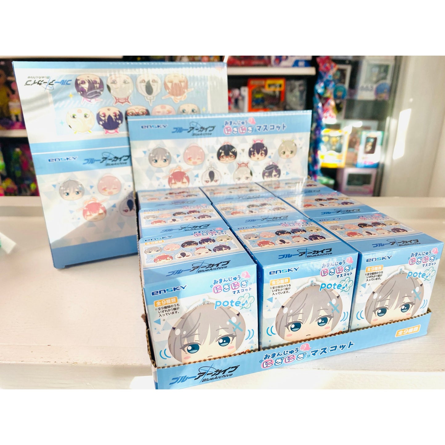 Blue Archive Omanjuu Niginigi PoteKoro Mascot Blind Box