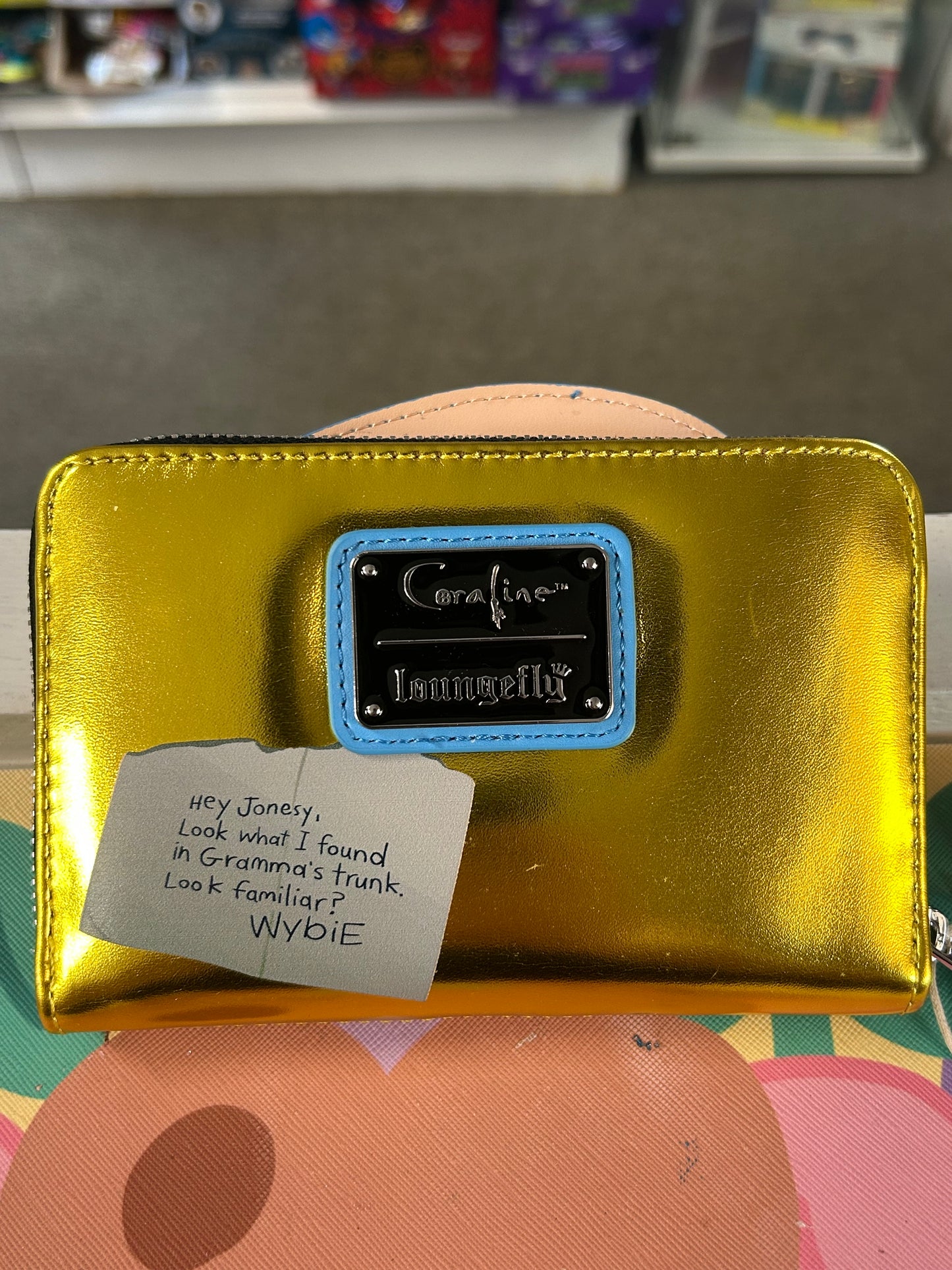 Coraline Doll Cosplay Zip-Around Wallet