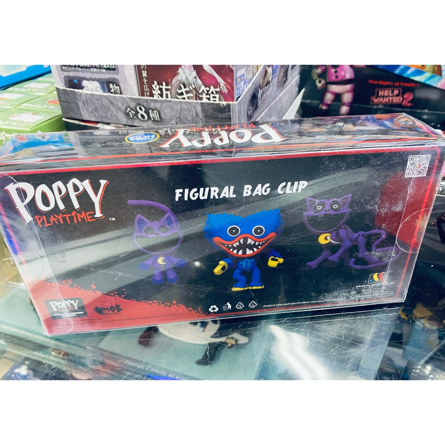 Poppy Playtime 3D Foam Bag Clip Set San Diego Comic Con 2024 Exclusive