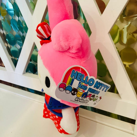 Patriotic My Melody Hello Kitty & Friends Plush
