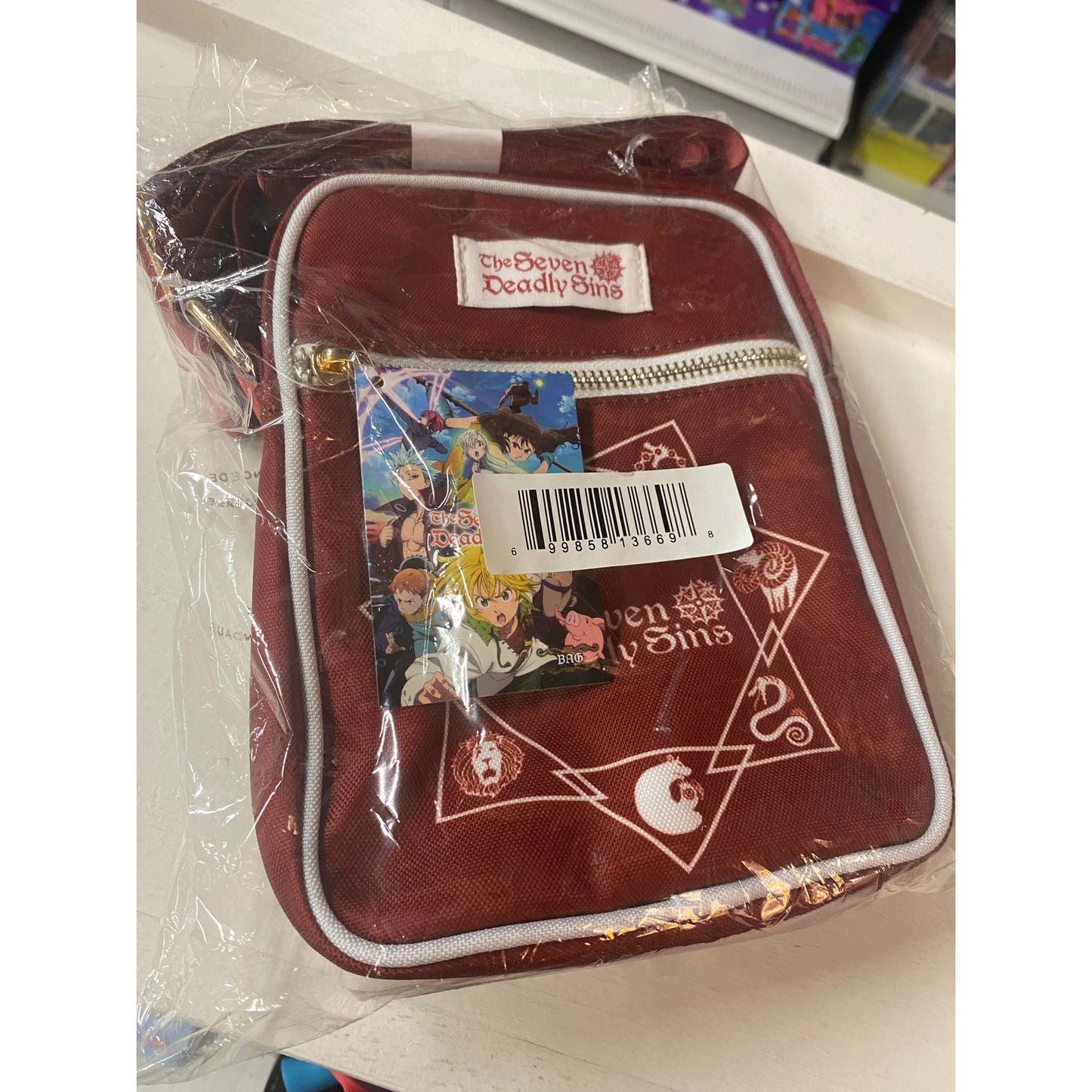 The Seven Deadly Sins Character Tattoo Crossbody Bag