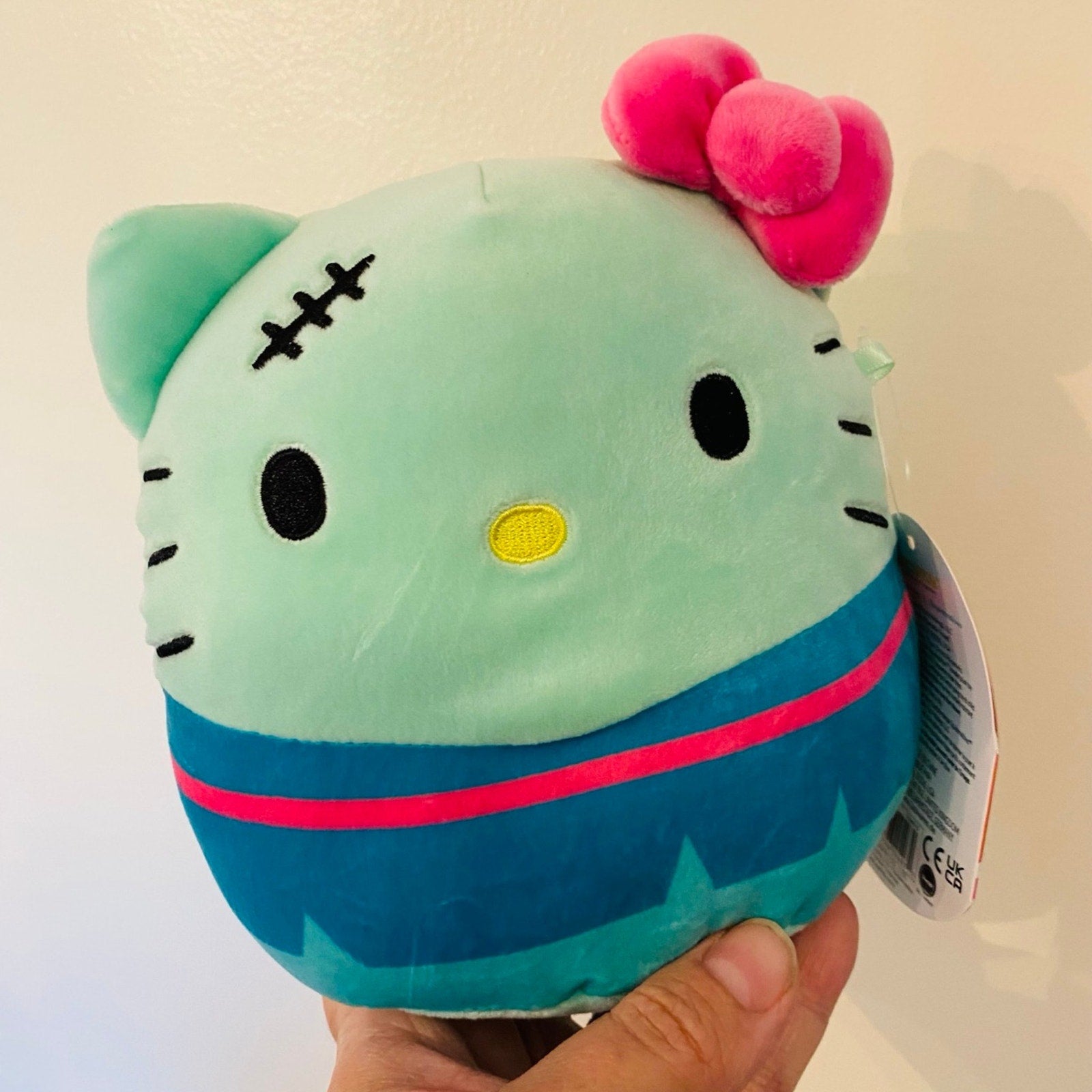 Hello Kitty Squishmallow Frankenkitty Frankenstein