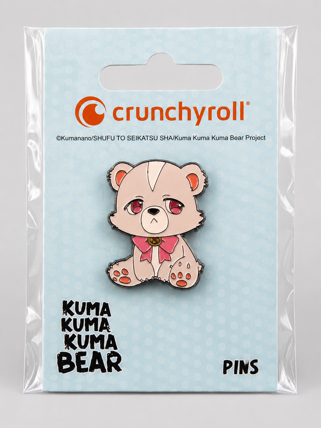 Kuma Kuma Kuma Bear Pink Bear Enamel Pin