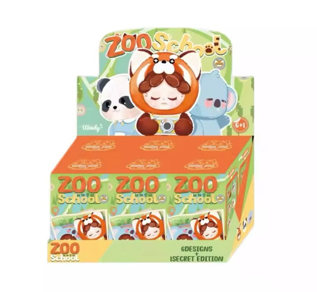 Serie de peluches de vinilo de la escuela del zoológico Wendy