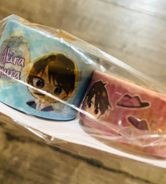 Hirano to Kagiura Vol. 4 Animate Limited 2pc Washi Tape Set 2023 Japan