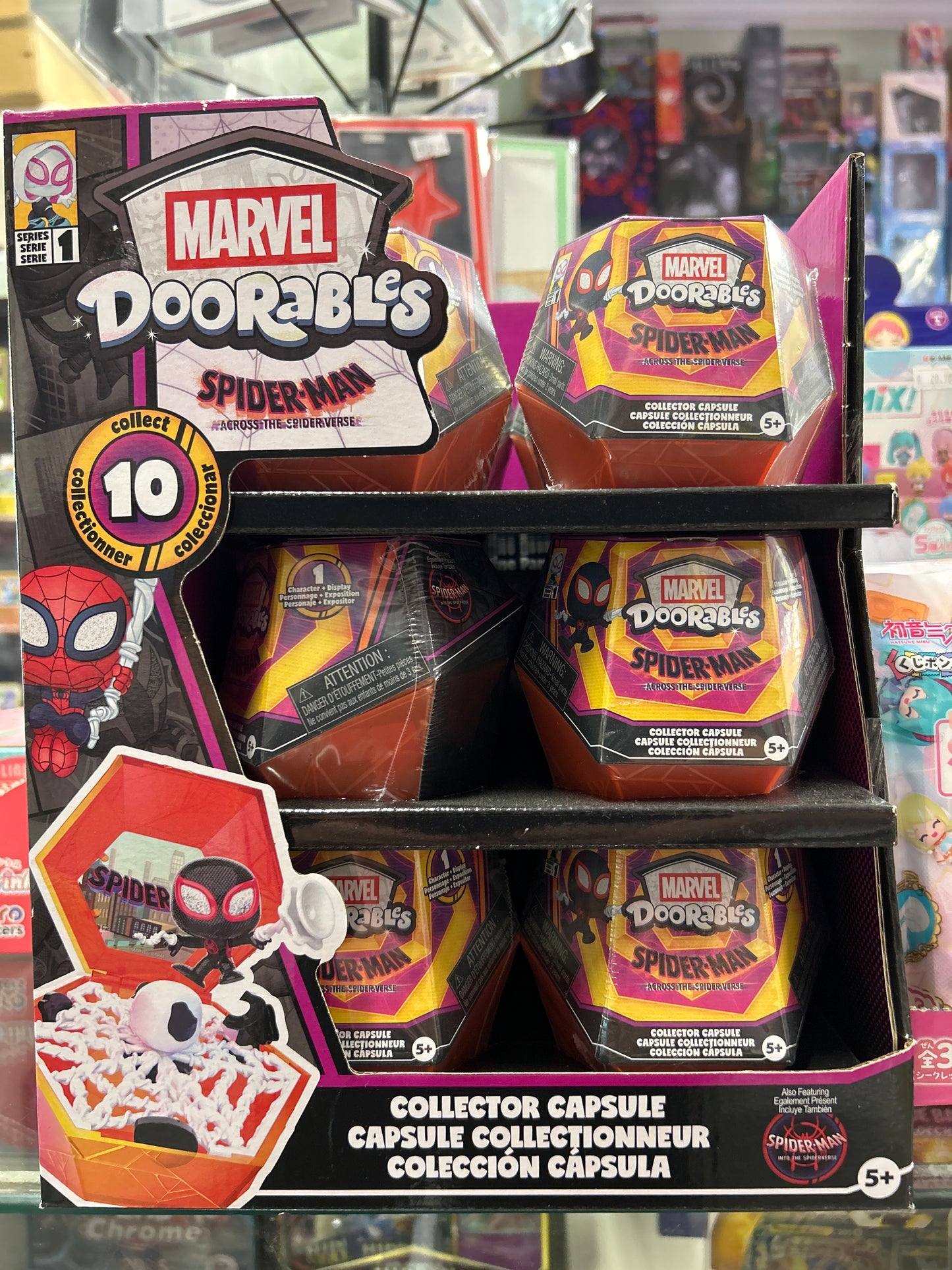 Marvel Doorables Spider-Man: Across the Spider-Verse Collector Capsule Mystery Figure